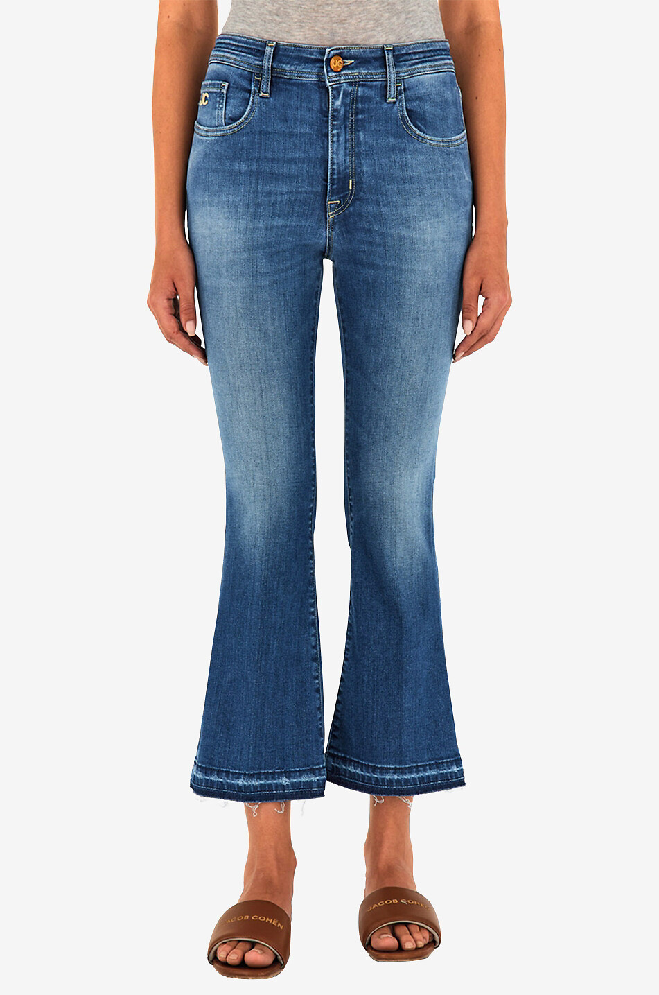 JACOB COHEN Victoria cotton flared jeans Women BLUE 5