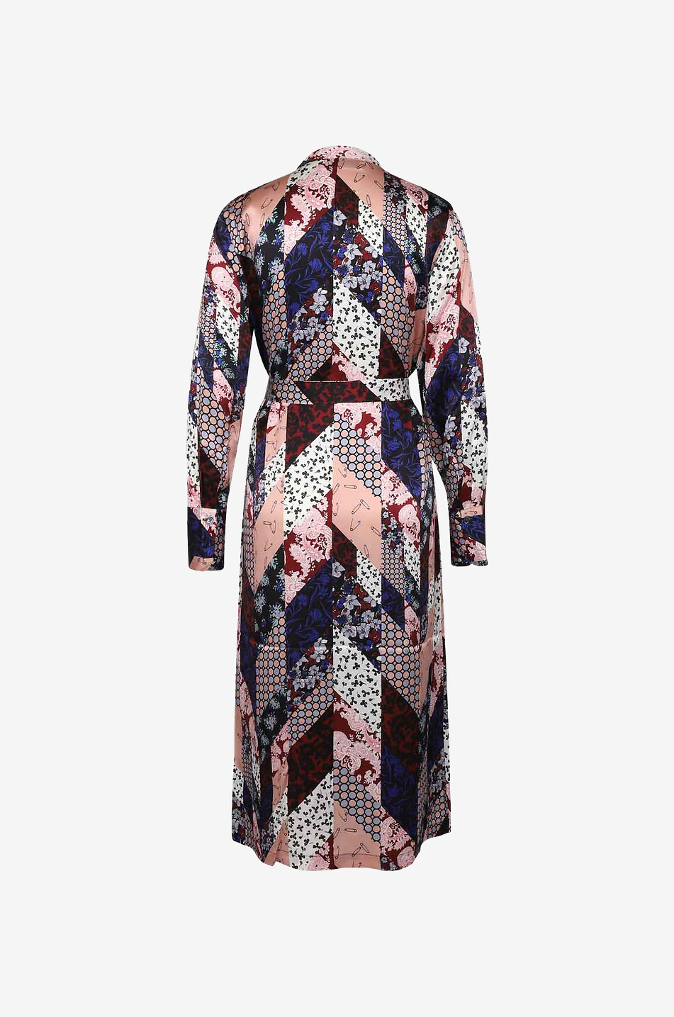 Robe mi-longue en soie Leonette