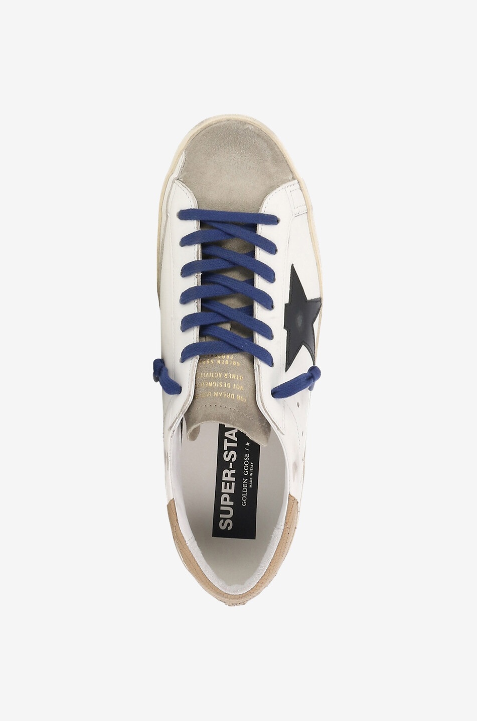 GOLDEN GOOSE Super-Star Classic leather and suede sneakers with lizard detail Men MULTI COLOURED 1 5