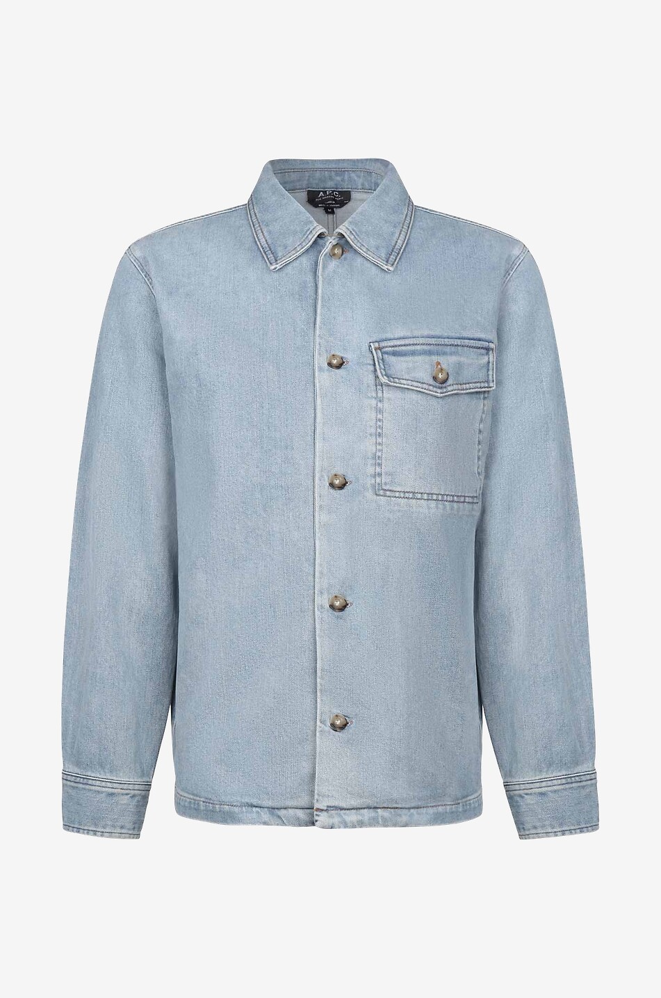 Pierre embroidered denim shirt jacket