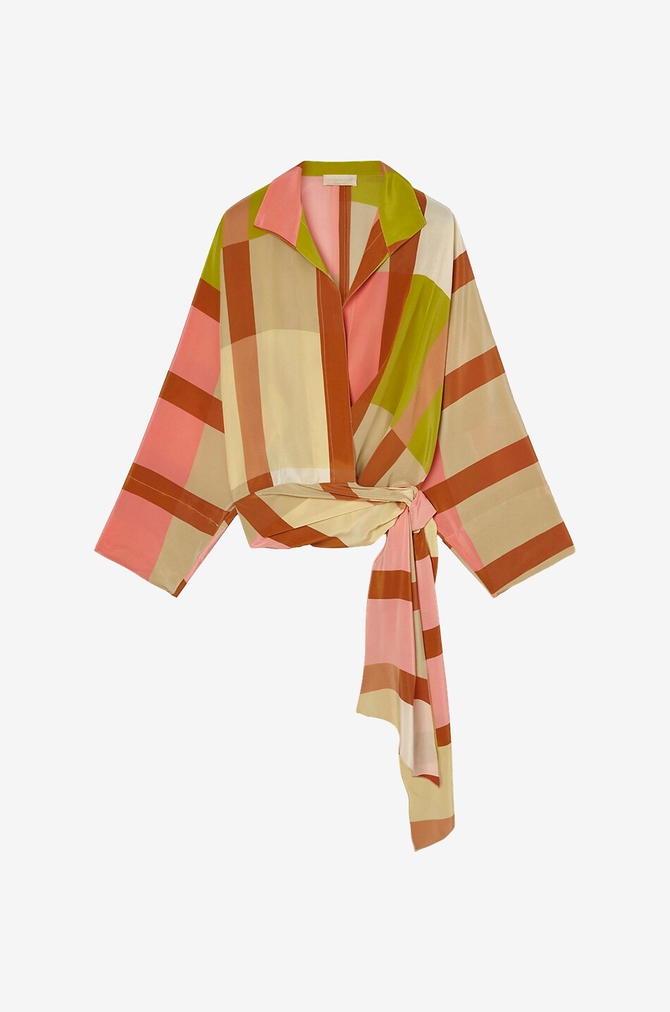 Blouse à manches longues à nouer Jacqueline