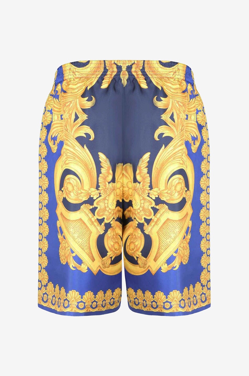 VERSACE Short en sergé de soie Barocco 660 Homme MULTICOLORE 2