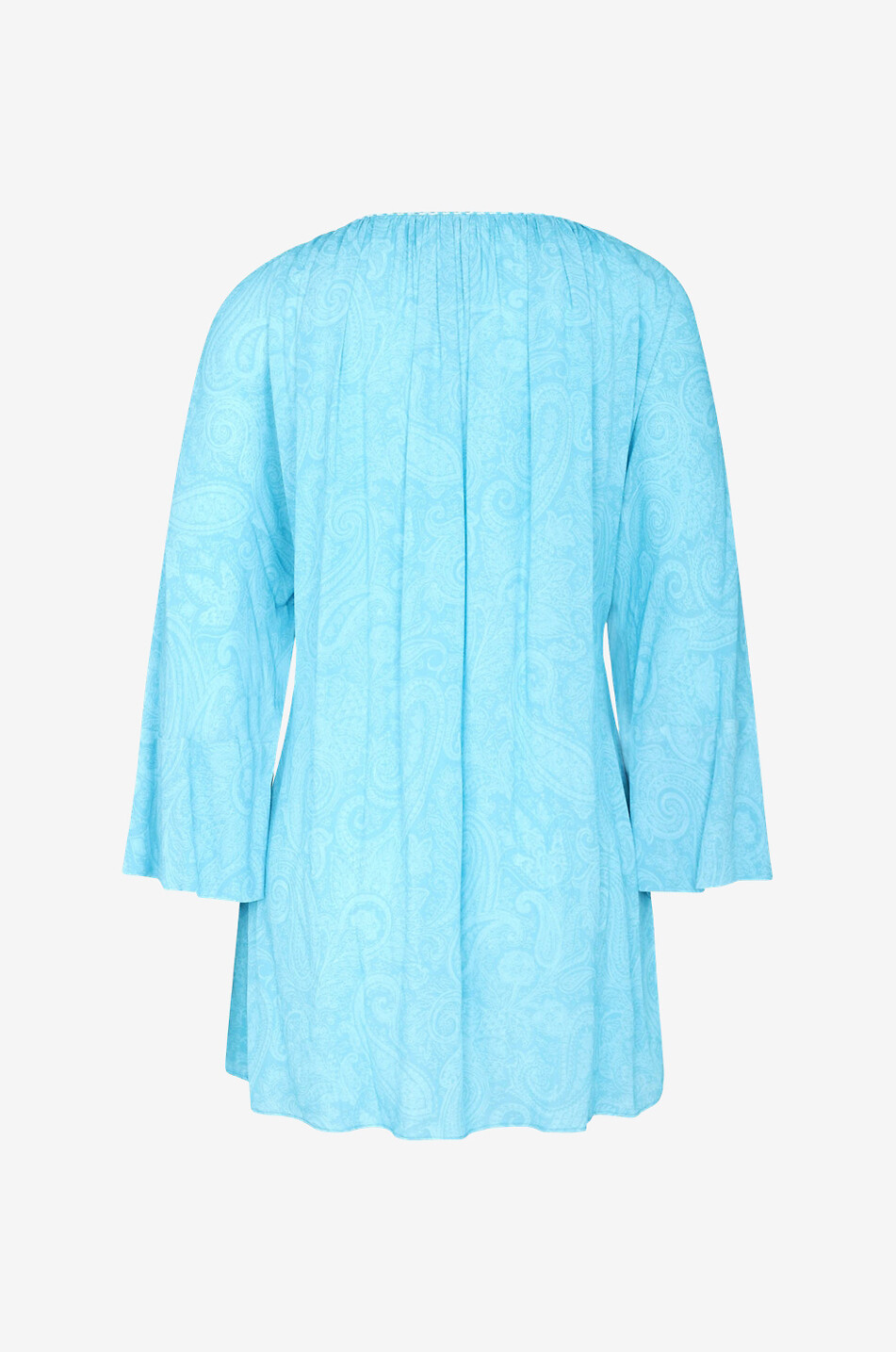 ETRO Paisley printed crepe beach tunic Women BLUE 2