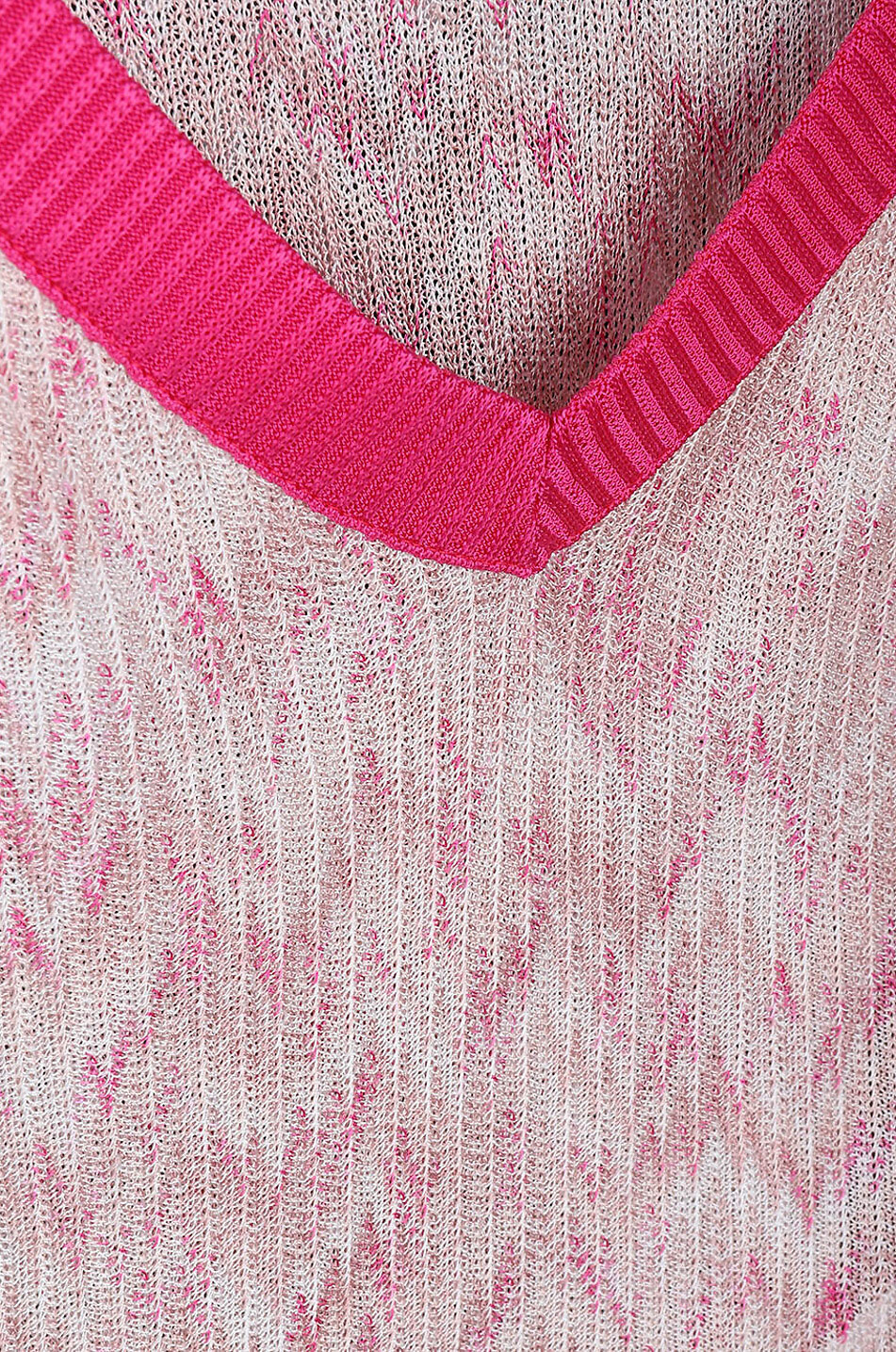 MISSONI Carago en maille à col V Femme MULTICOLORE 3