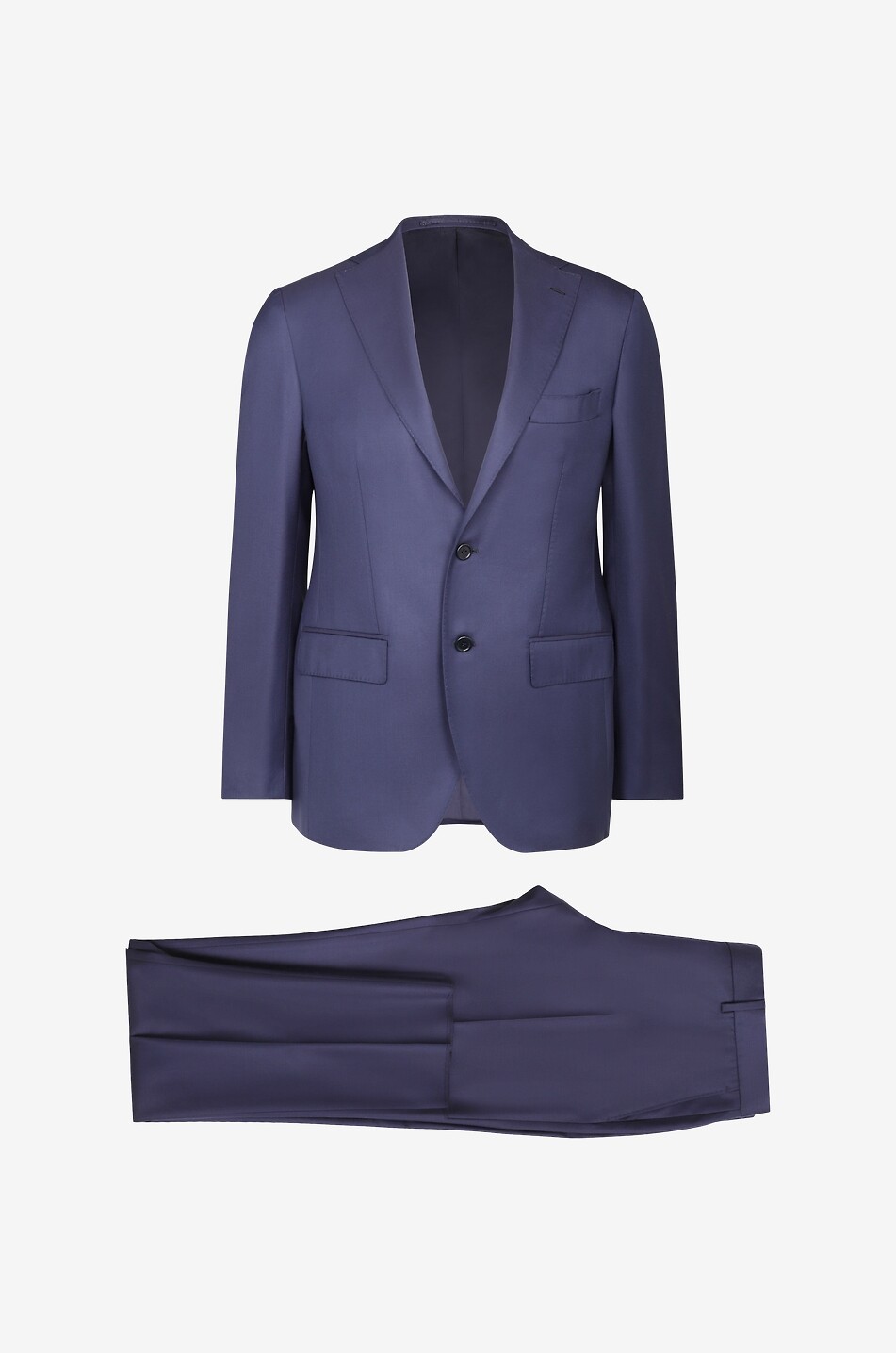 BONGÉNIE Leuca two-piece wool gabardine suit Men MEDIUM BLUE 1