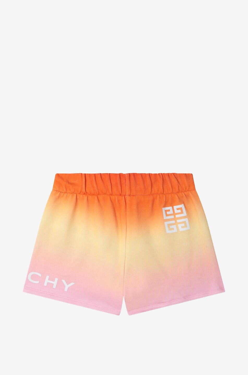 GIVENCHY Mini short fille en molleton effet tie-and-dye 4G Fille MULTICOLORE 2