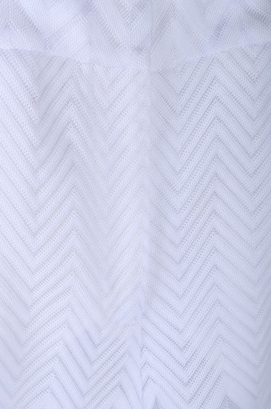 MISSONI Pantalon à pinces en maille à chevrons Femme BLANC 3