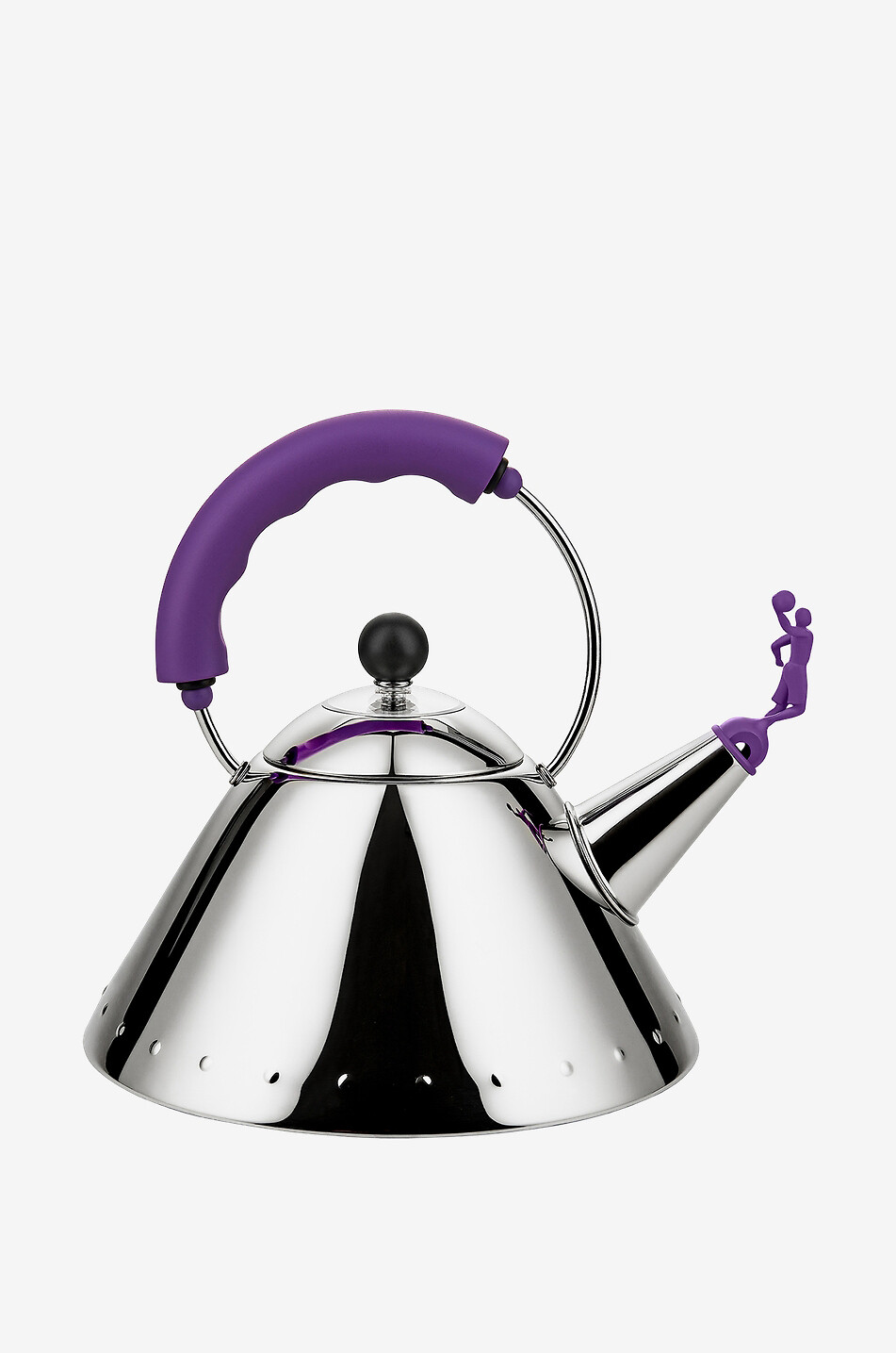 ALESSI Teekanne aus Inox Kettle 3909 - Limitierte Auflage Haus BUNT 1