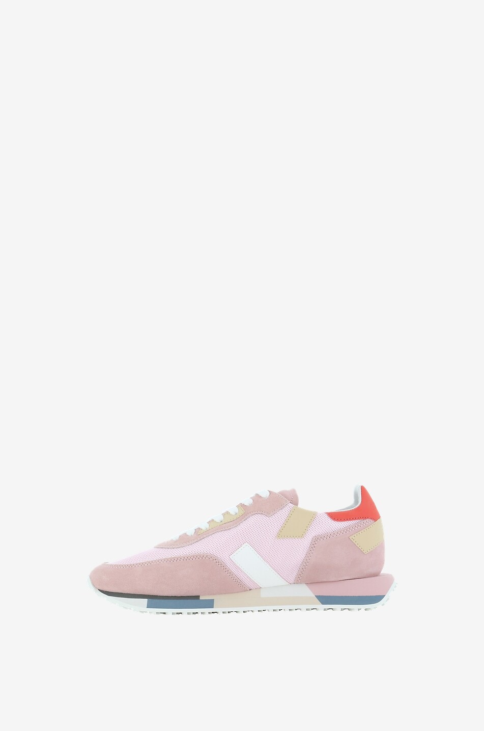 GHOUD VENICE Rush One suede lace-up low-top sneakers Women PINK 3