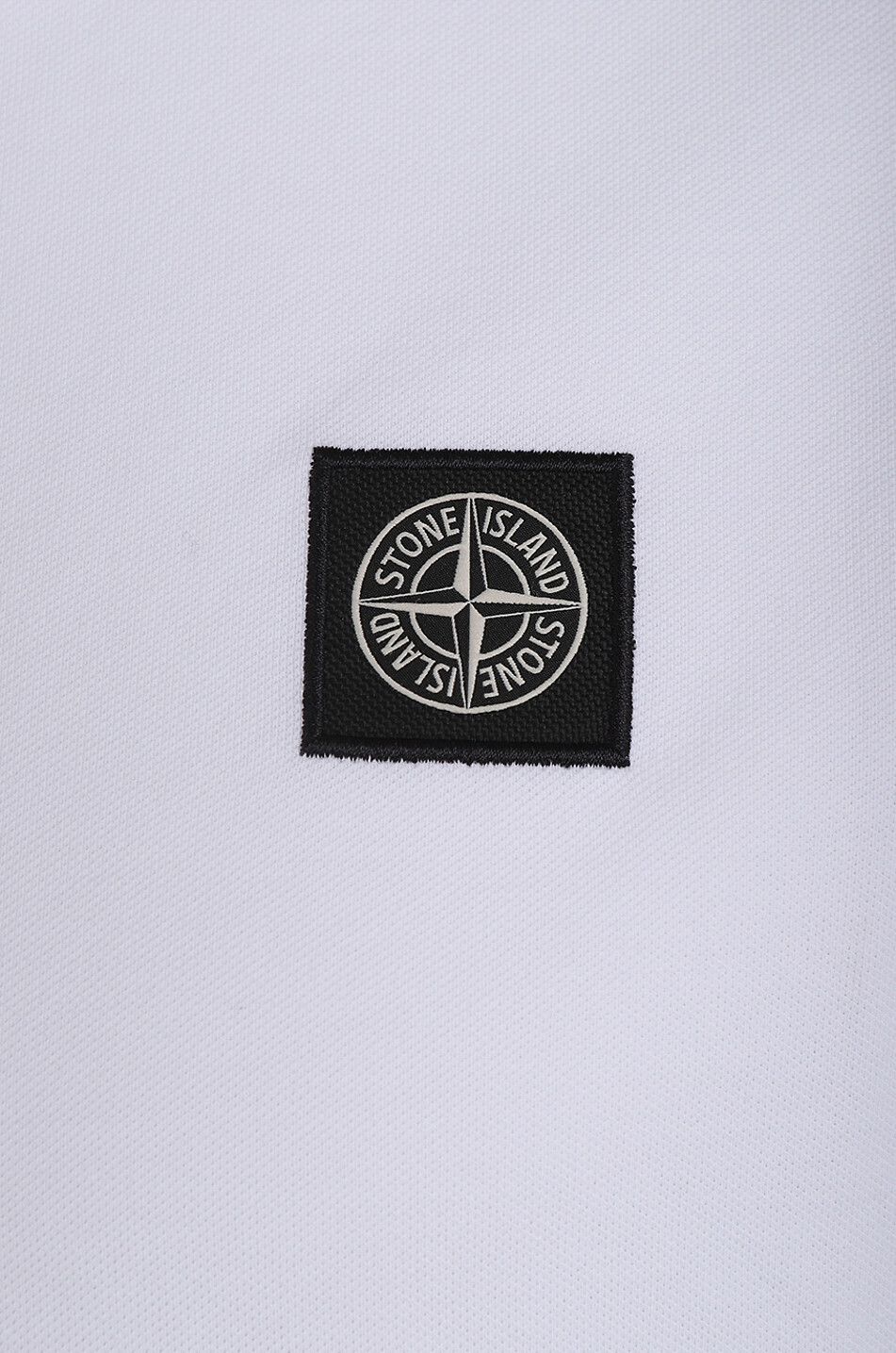 STONE ISLAND Slim-Fit-Polohemd aus Baumwollpiqué Compass Herren WEISS 3