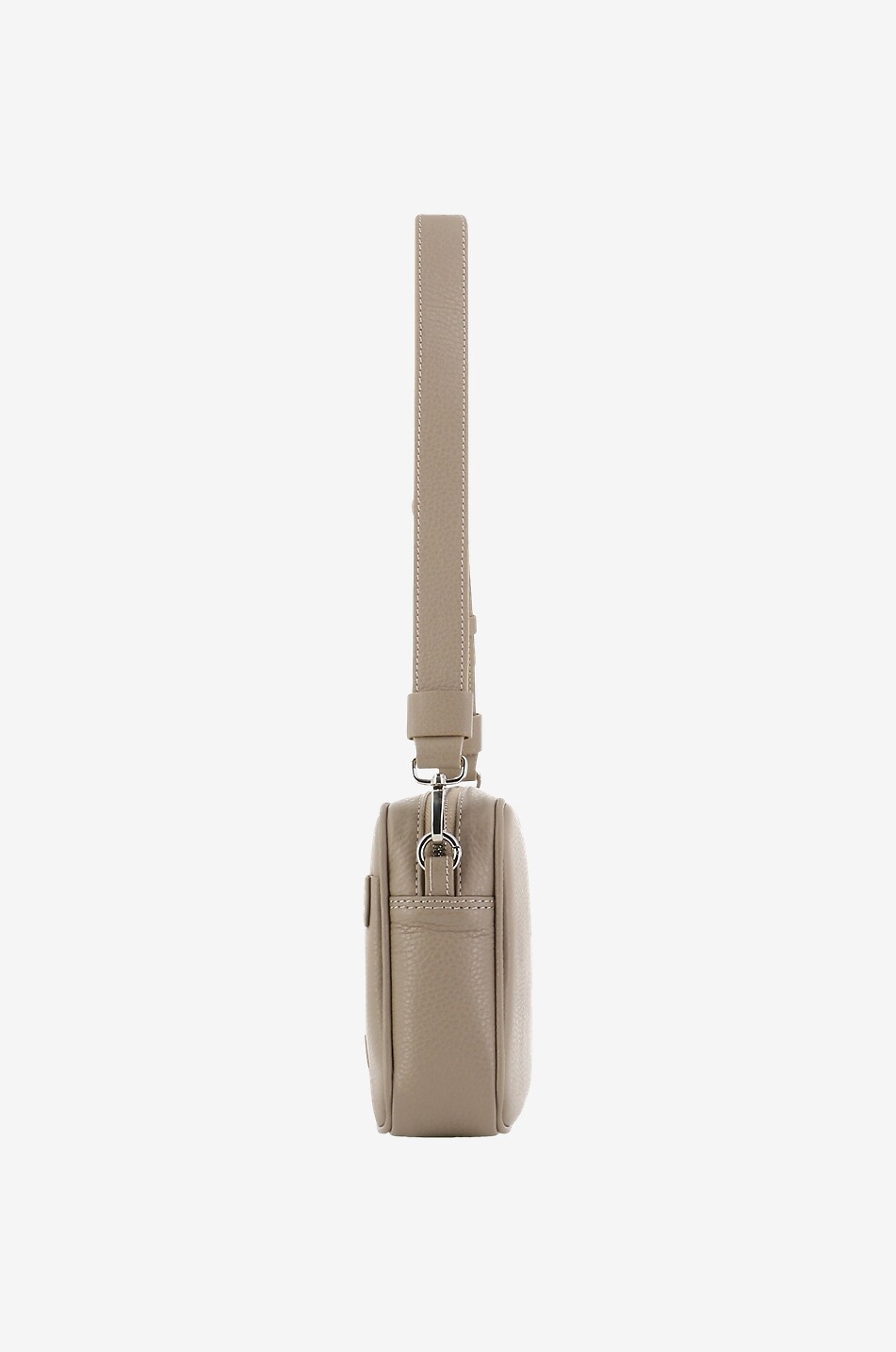 FABIANA FILIPPI Perlenbestickte Camera-Tasche aus genarbtem Leder Damen Hellbeige 4