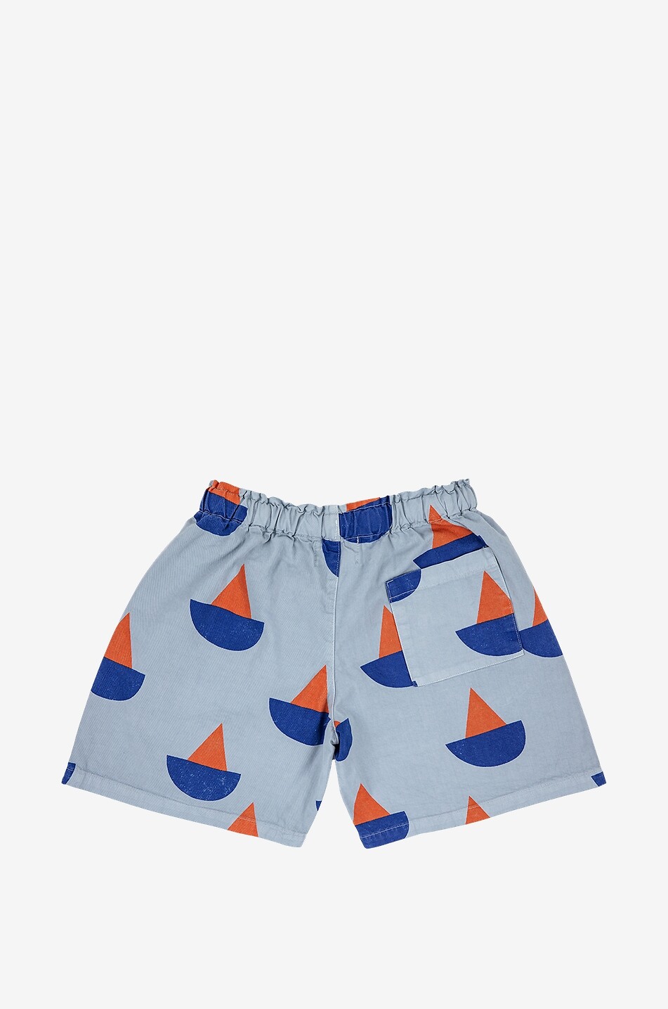 BOBO CHOSES Sail Boat All Over boy's organic cotton shorts Boy BLUE 2