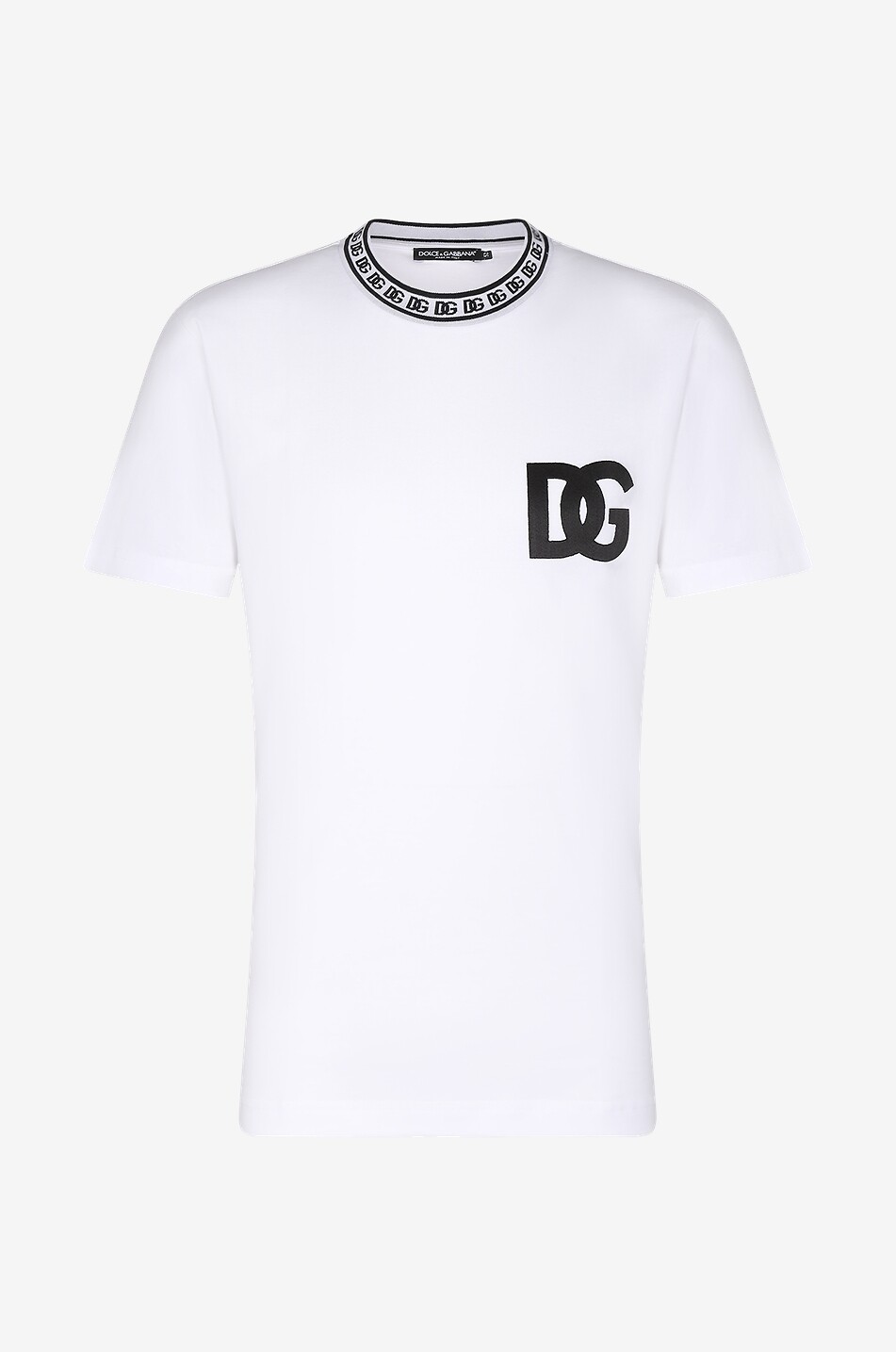 T-shirt à manches courtes brodé DG
