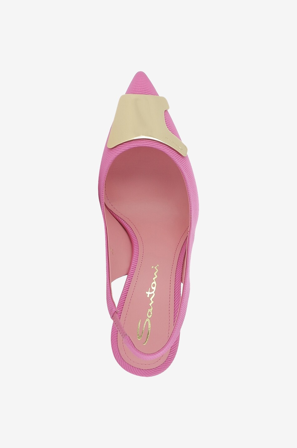 SANTONI Escarpins à talon en nylon Sibille Femme ROSE FONCÉ 5