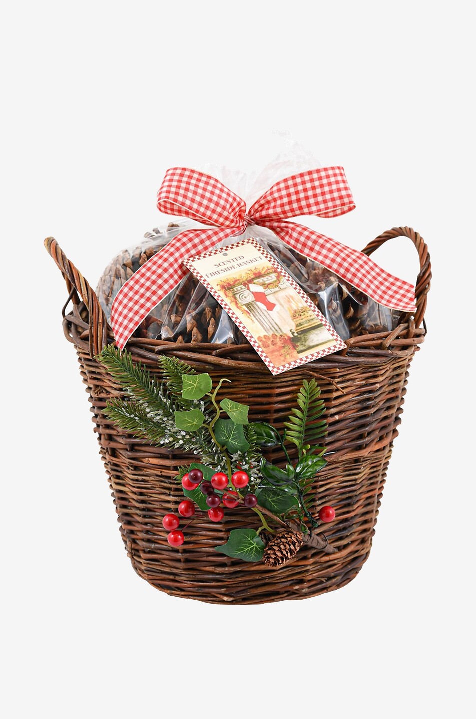 Duftender Weidenkorb mit Weihnachtspotpourri