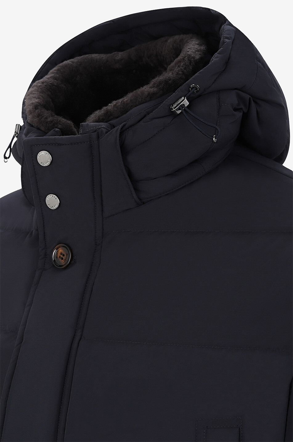 MOORER Veste rembourrée Saturno-STP Homme BLEU MOYEN 3