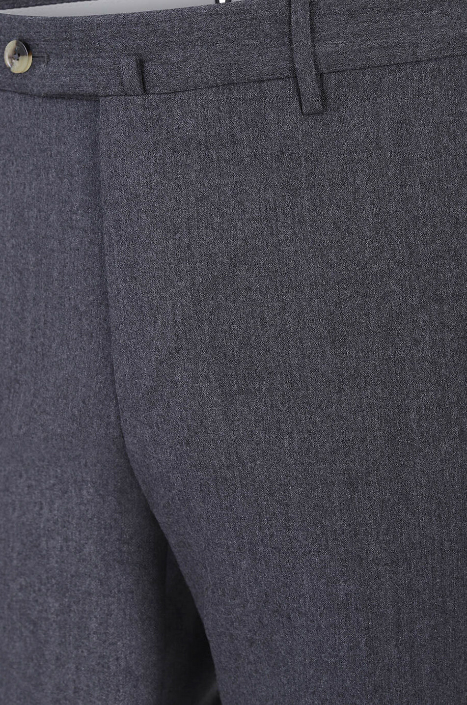 PT TORINO Pantalon slim en laine Deluxe Comfort Homme GRIS MOYEN 3