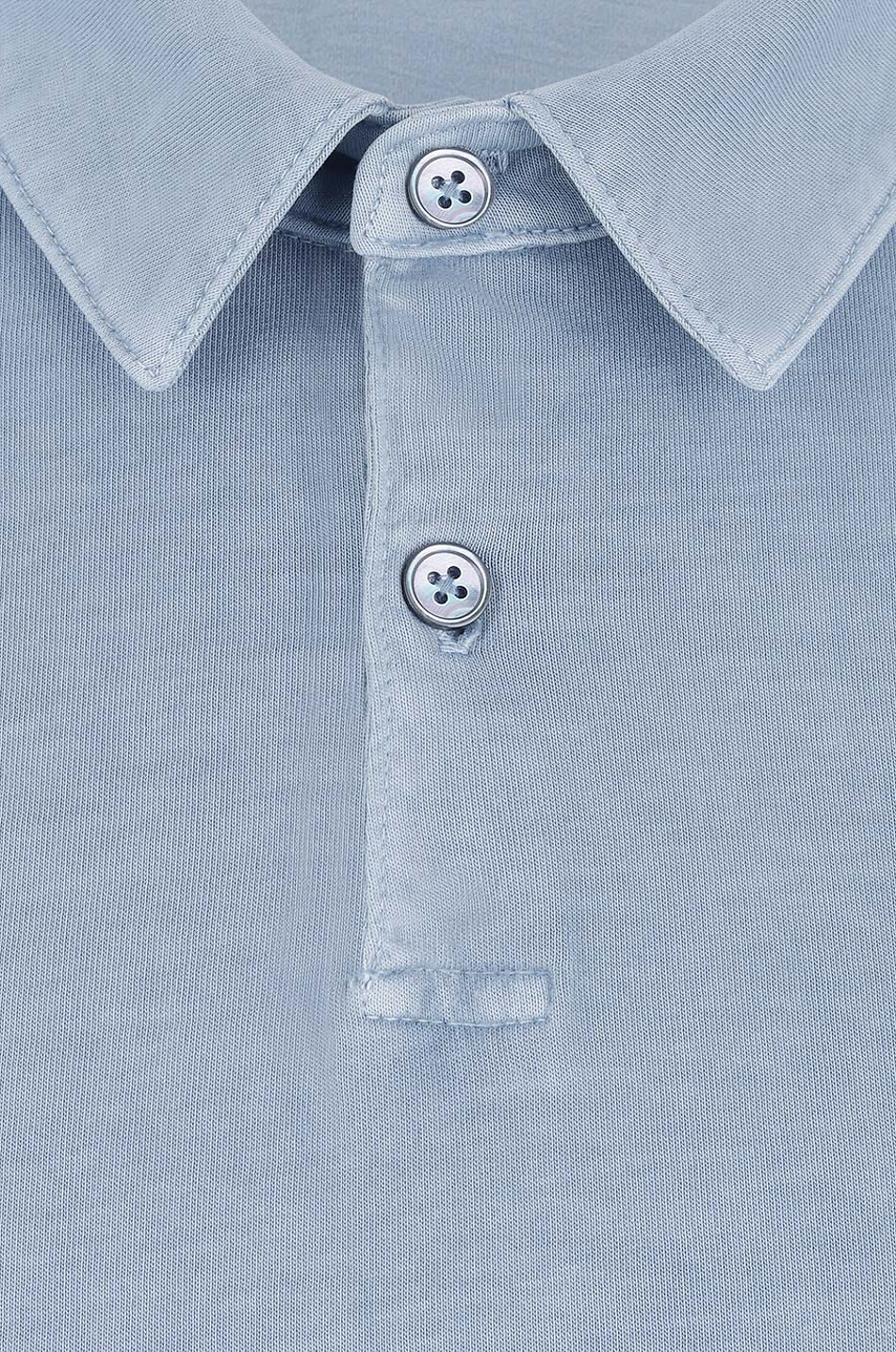 JAMES PERSE Polohemd aus Baumwolle Supima Herren BLAU 3