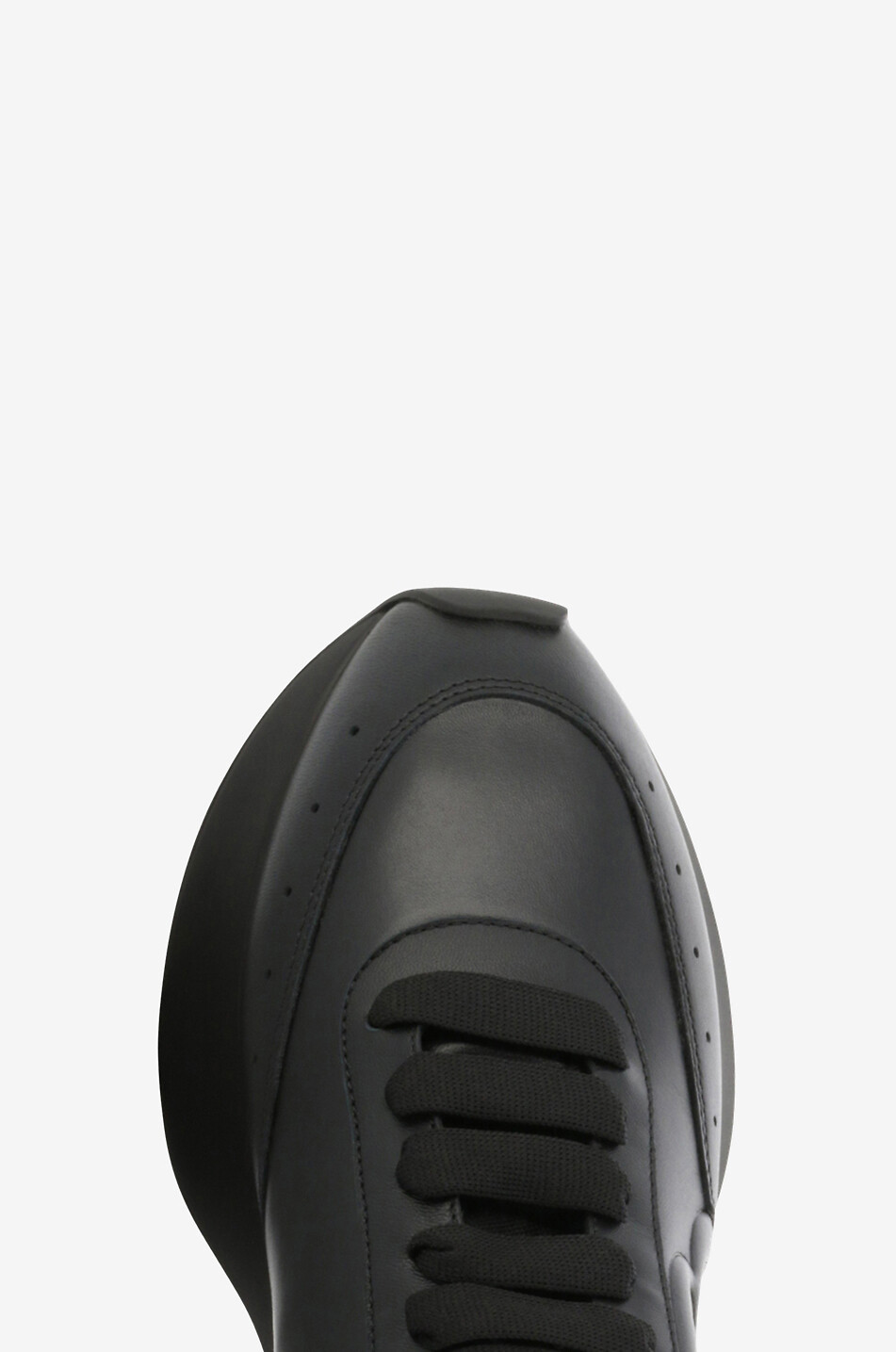 ALEXANDER McQUEEN Sprint Runner low-top lambskin sneakers Men BLACK 5