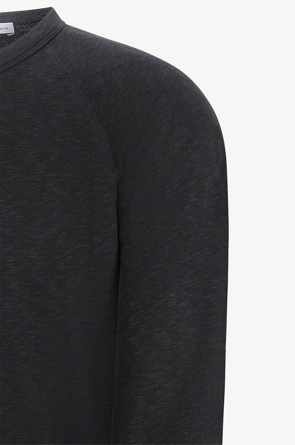 Rundhals-Sweatshirt aus geflammtem Jersey