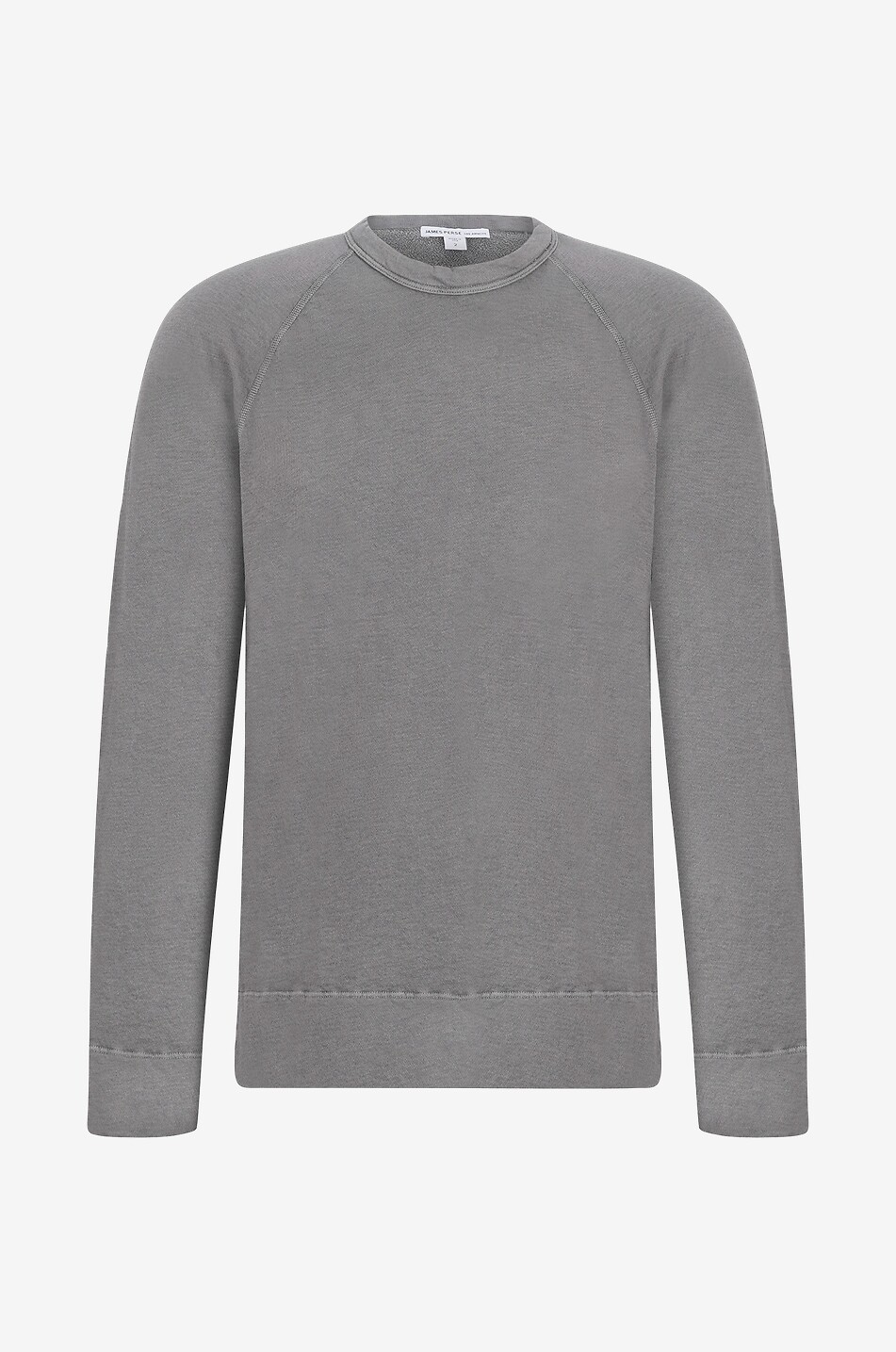 JAMES PERSE Sweat-shirt à col rond jersey flammé Homme MARRON 1