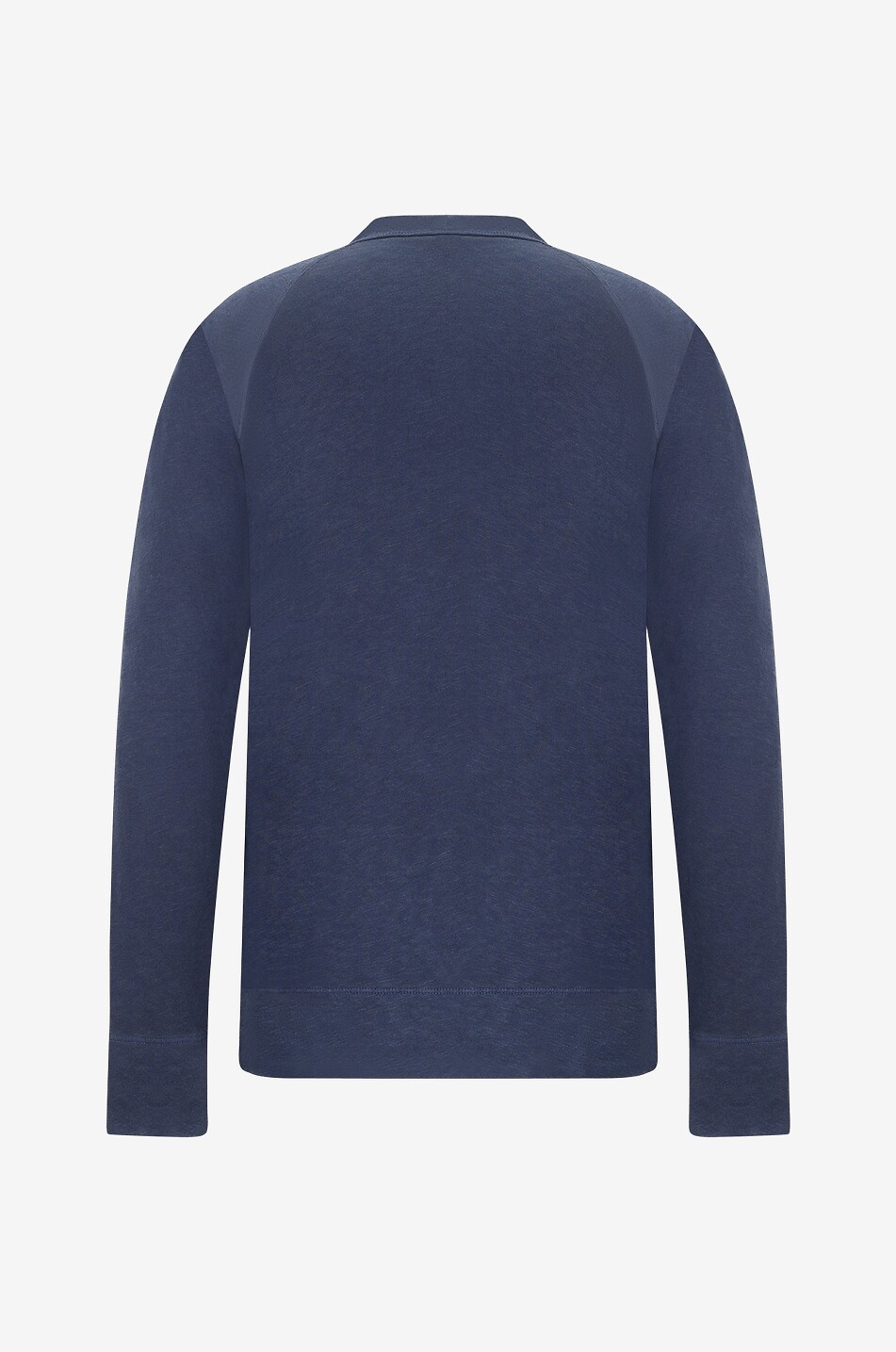 Rundhals-Sweatshirt aus geflammtem Jersey