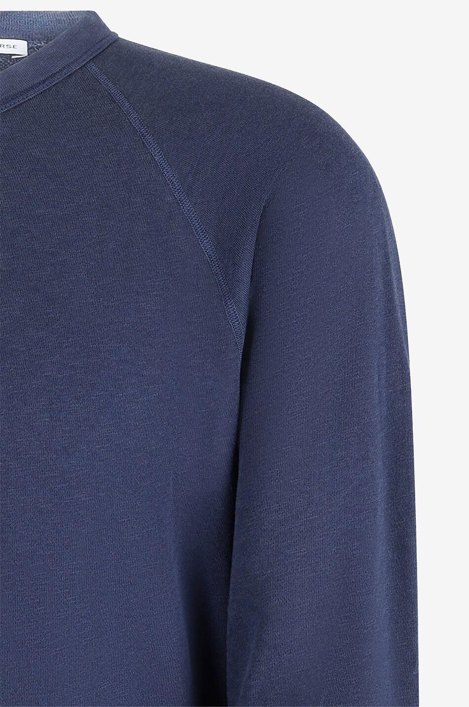 Rundhals-Sweatshirt aus geflammtem Jersey