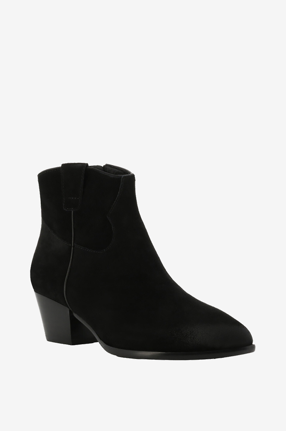 ASH Bottines à talons en daim Houston Femme NOIR 1