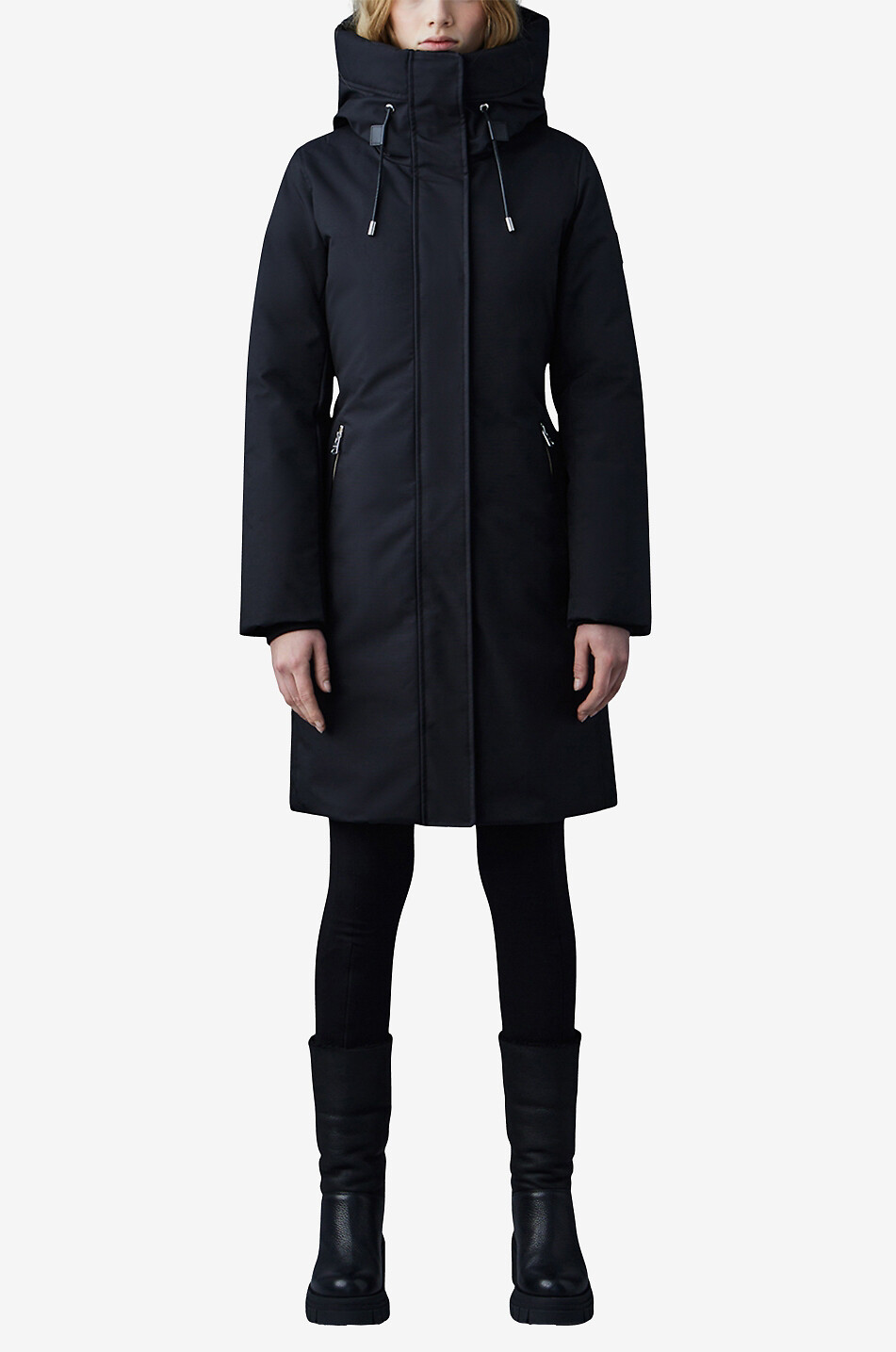 MACKAGE Shiloh 2 in 1 long down parka with removable waistcoat Women BLACK 7