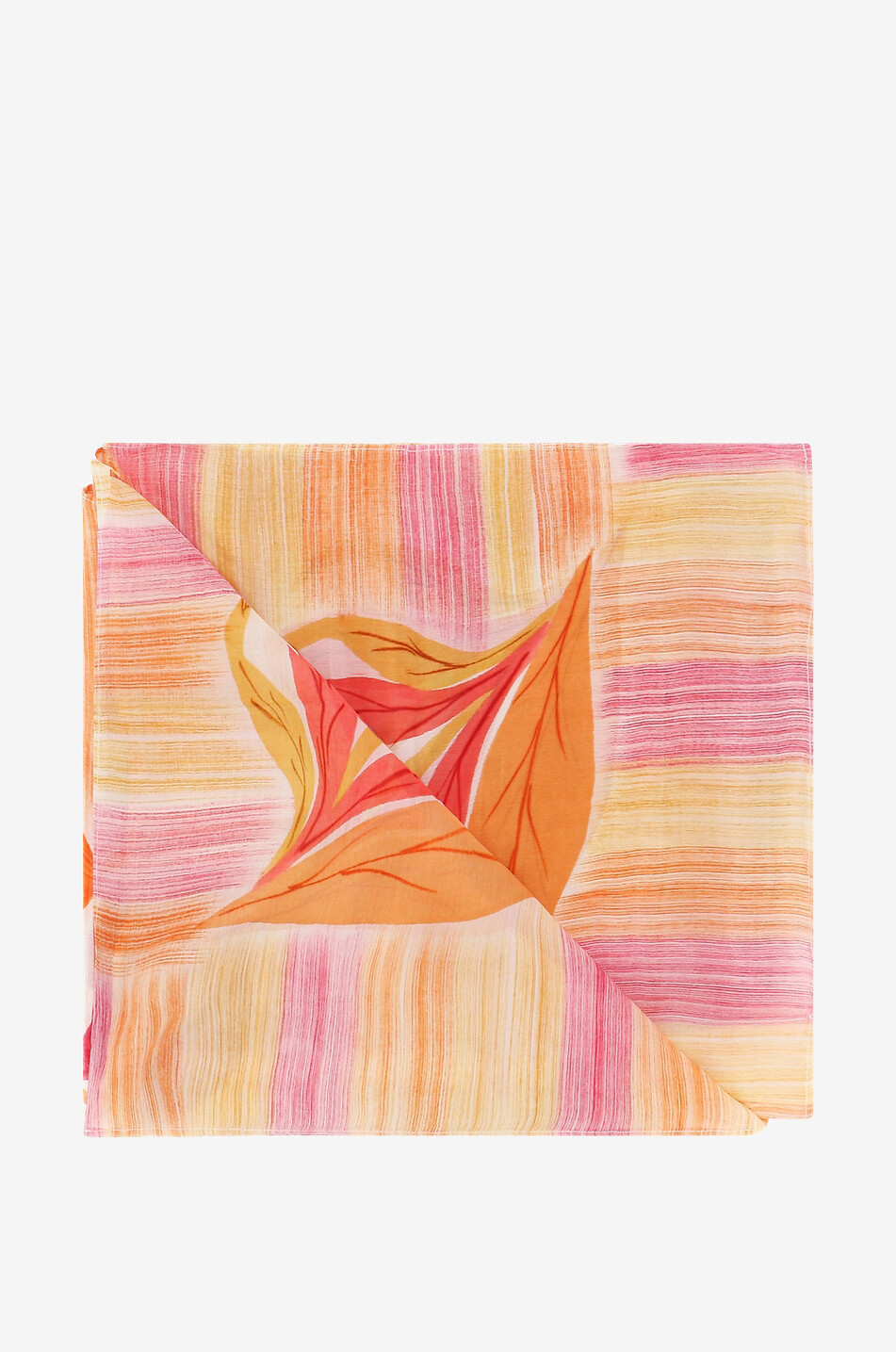 PINK MAHARANI Stola aus Seide Chiffon Joy Damen ORANGE 2