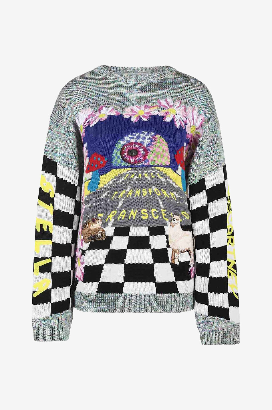 STELLA McCARTNEY Jacquard-Pullover aus Baumwolle Day Trip Damen BUNT 1