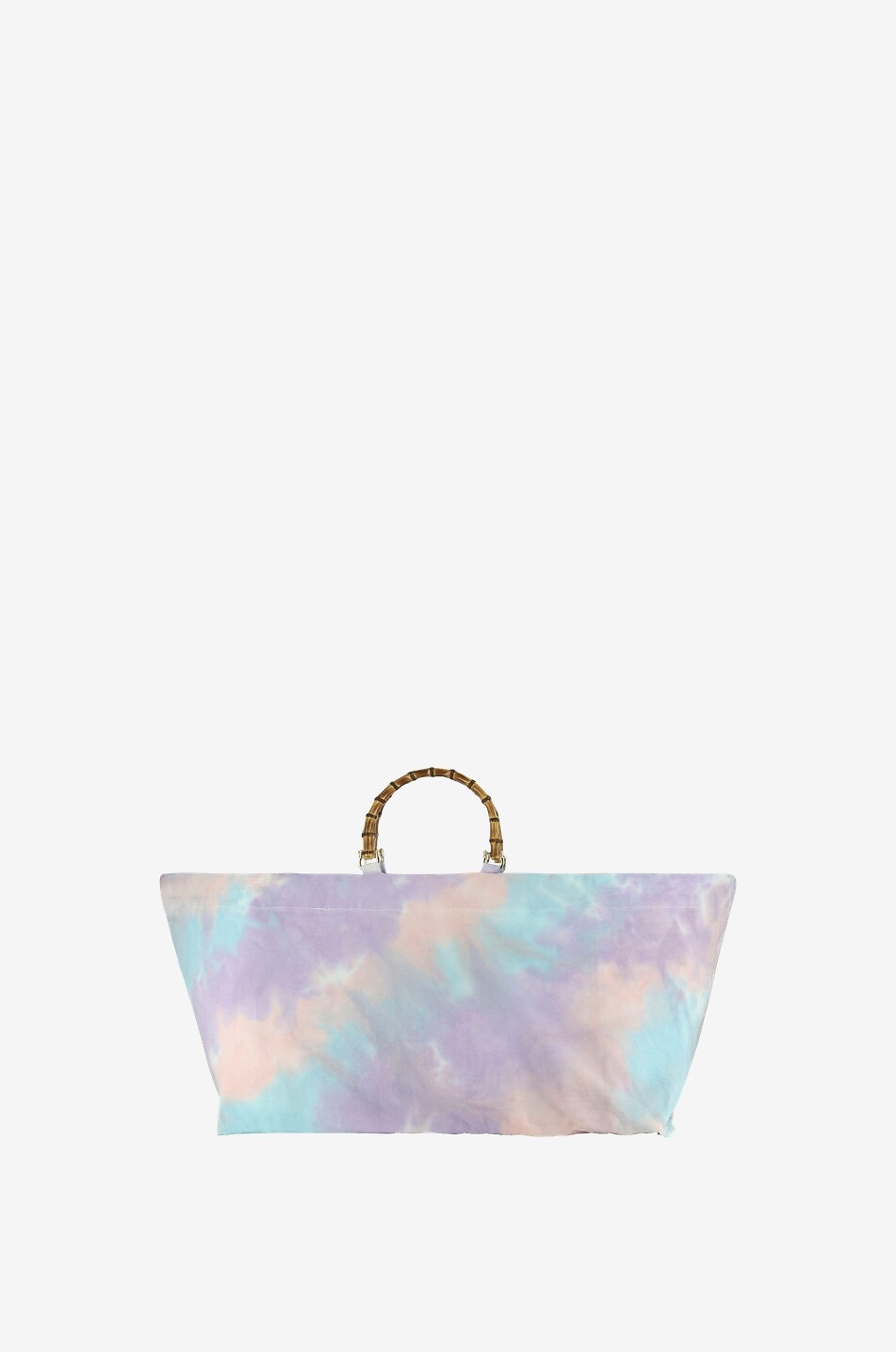 LA MILANESA Tie-Dye cotton tote bag Women PINK 1