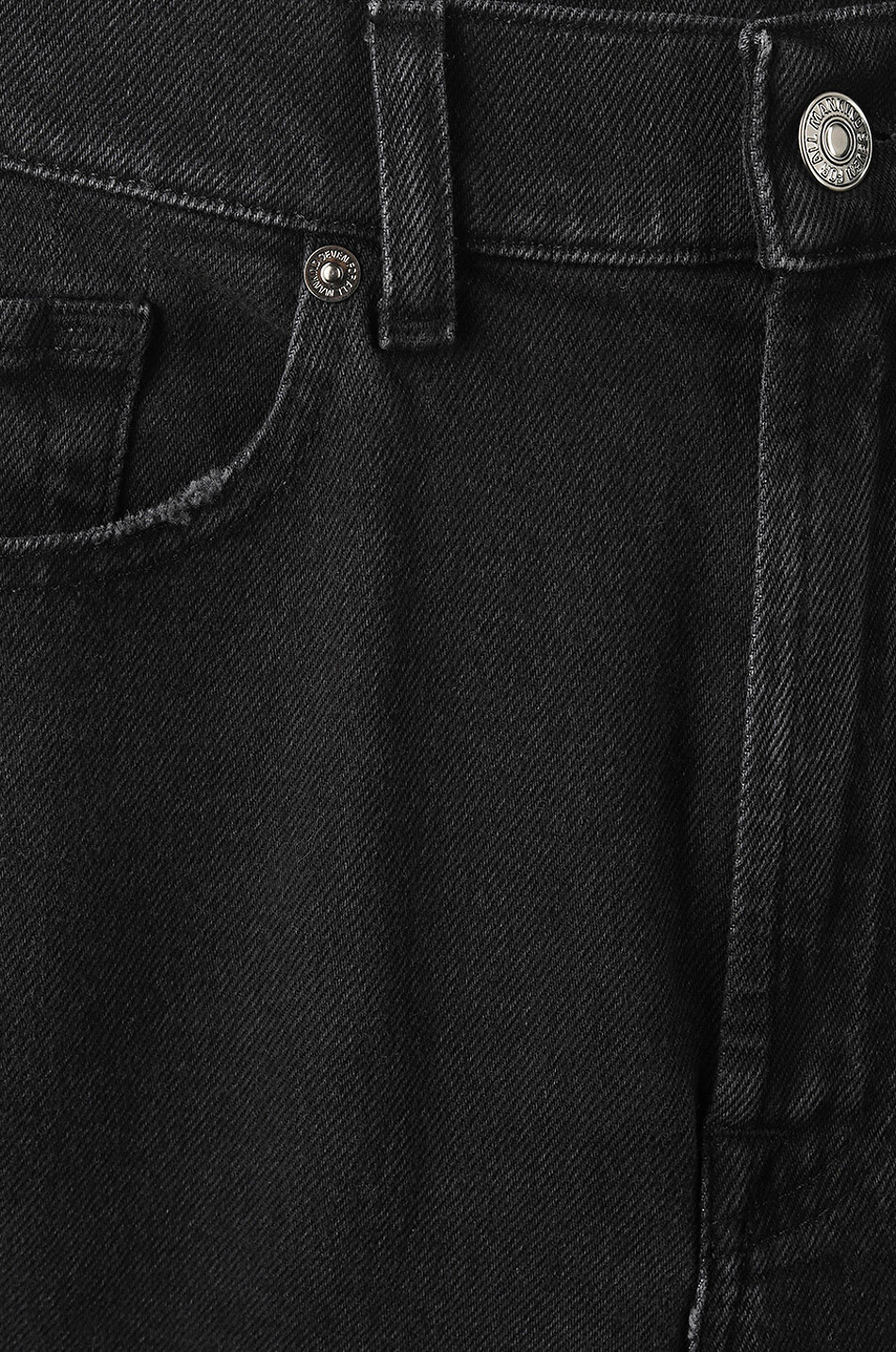 7 FOR ALL MANKIND Gerade Jeans aus Baumwolle Logan Stovepipe Street Damen SCHWARZ 3