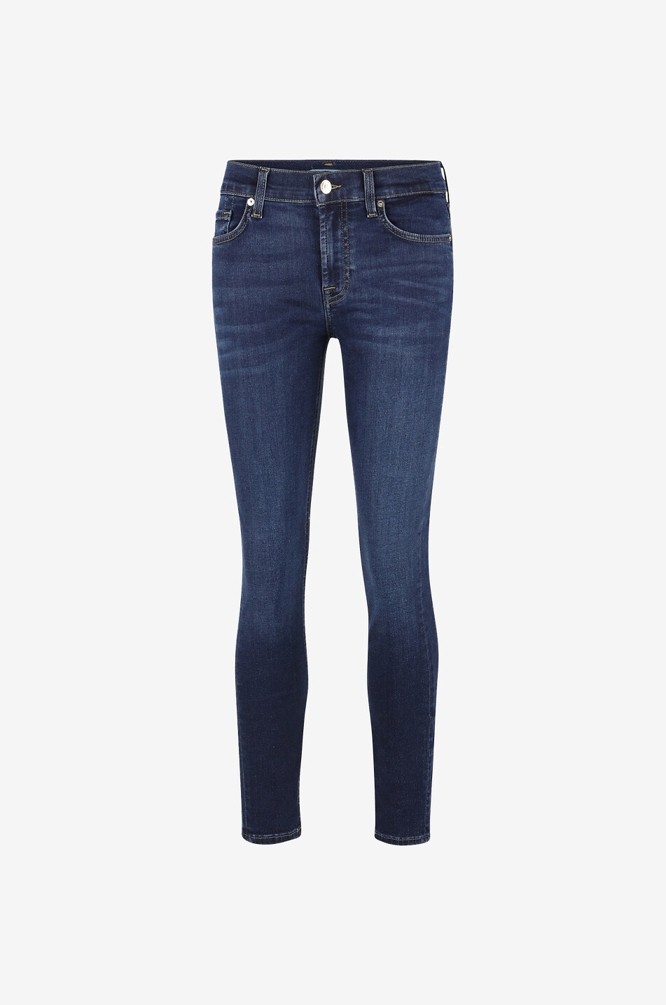 7 FOR ALL MANKIND The Ankle Skinny B(air) Eco Rinsed Indigo cotton jeans Women MEDIUM BLUE 1