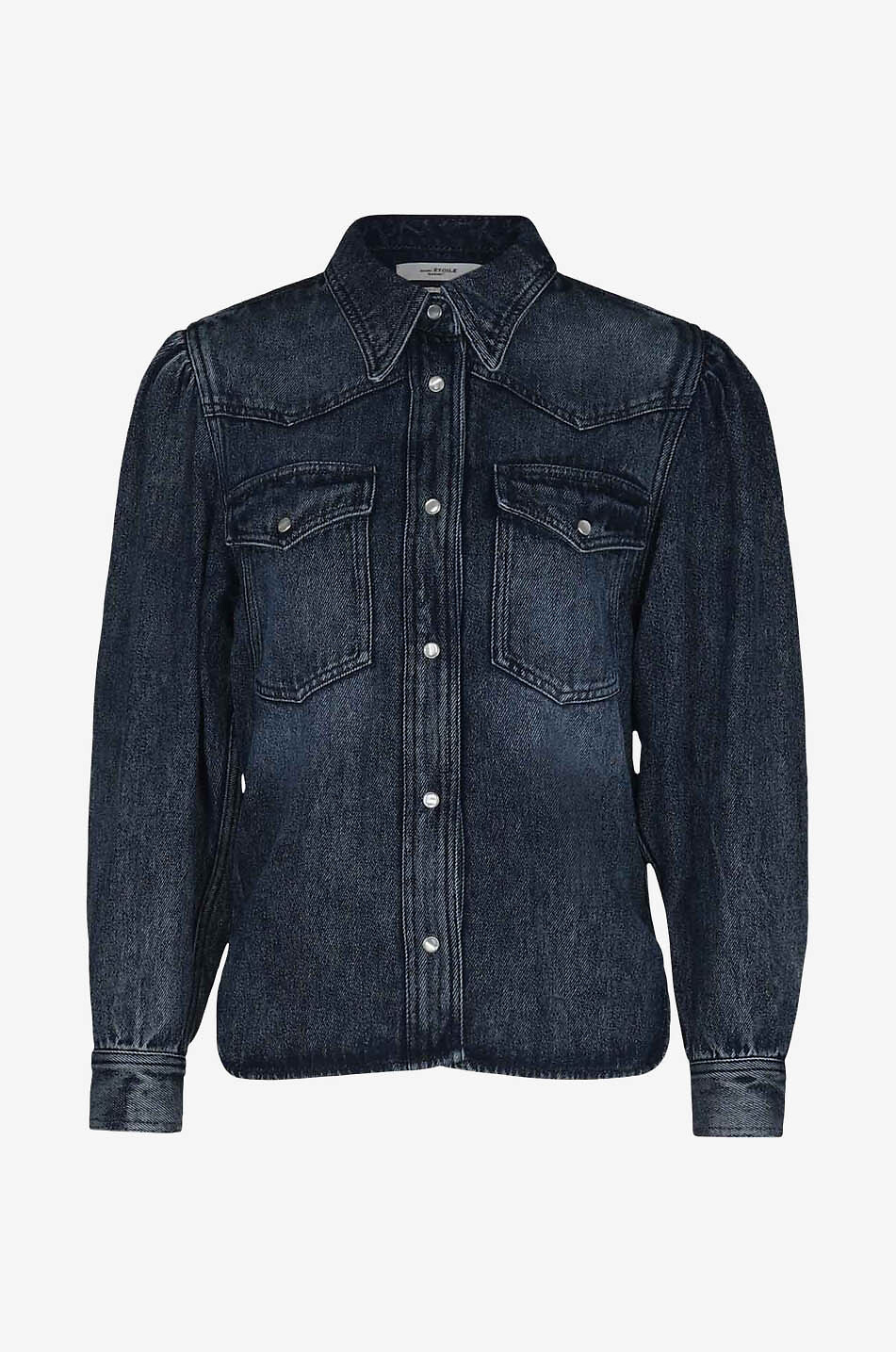 MARANT ETOILE Tahisse fluid denim shirt Women DARK BLUE 1