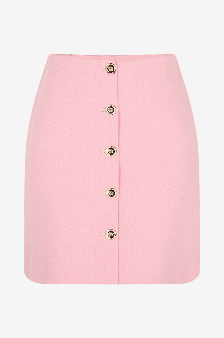 Virgin wool short skirt