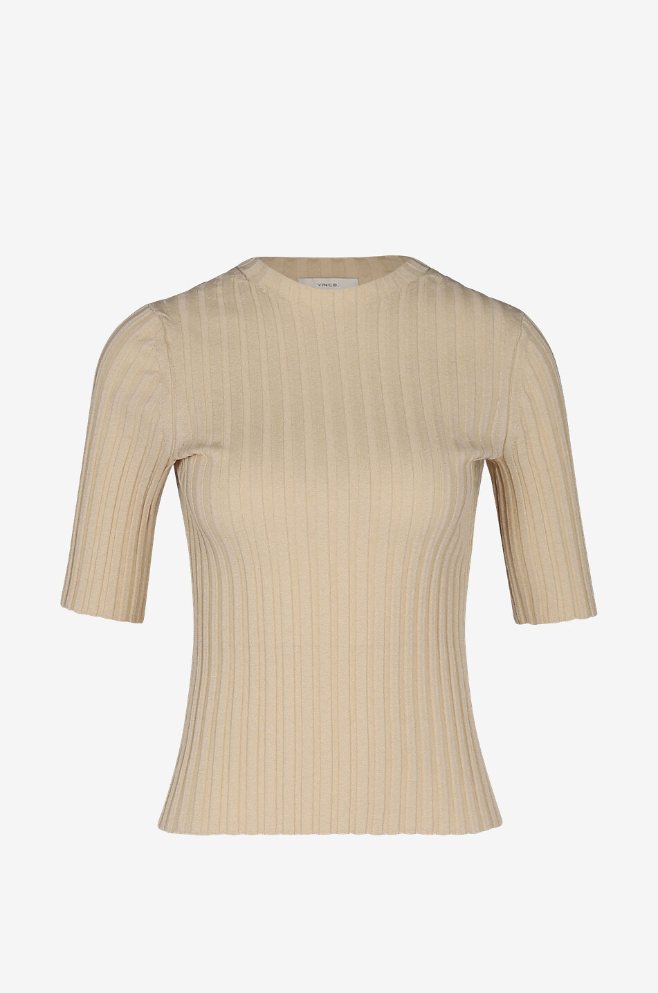 Pull chaussette côtelé à manches courtes