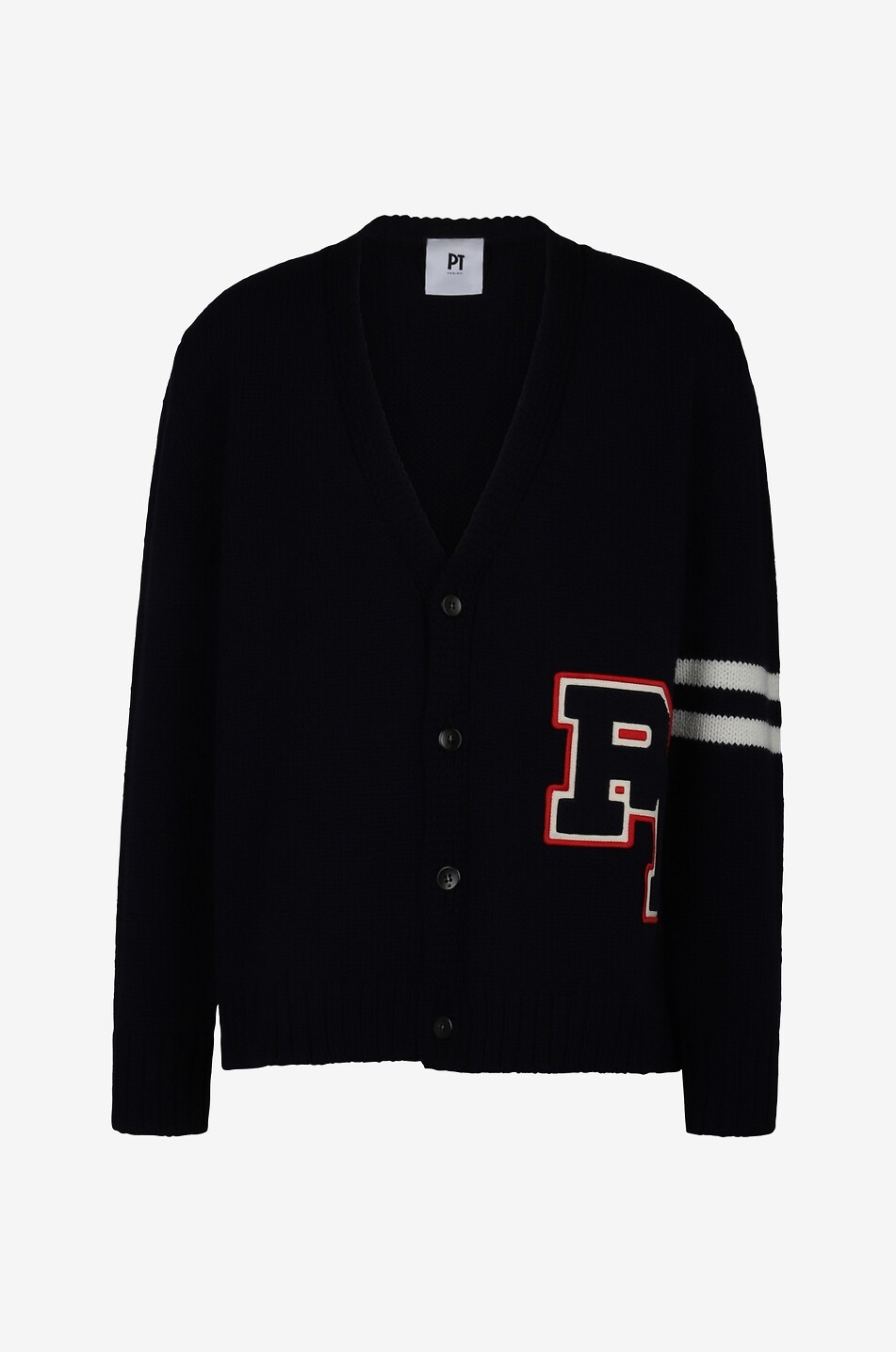 Varsity spirit virgin wool cardigan