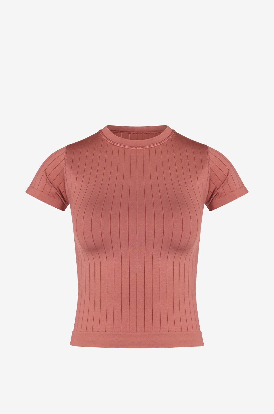 PRISM SQUARED T-shirt à manches courtes Flat Ribbed Sapient  ROSE 1