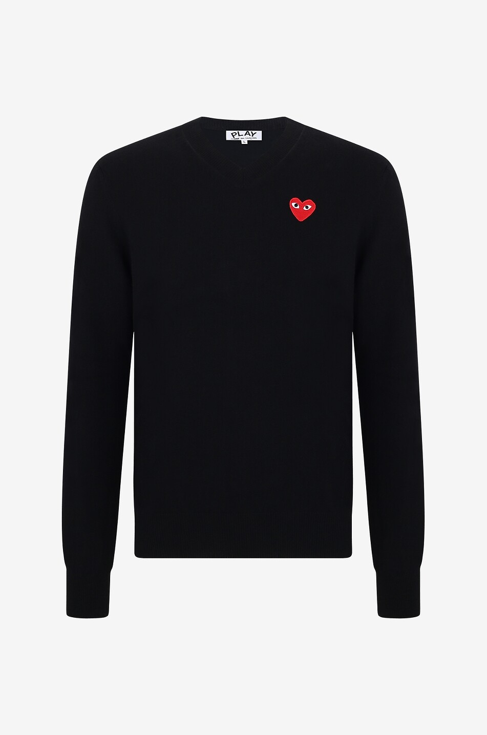 Red Heart fine wool V-neck jumper