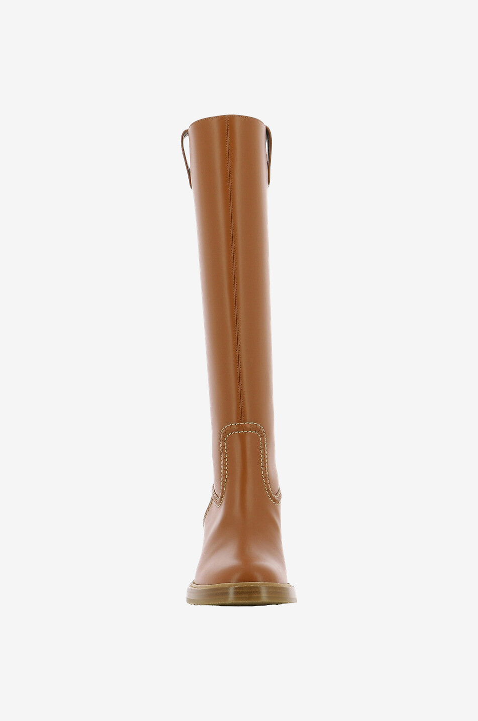 CHLOE Reiterstiefel aus Glattleder Mallo 55 Damen BRAUN 2