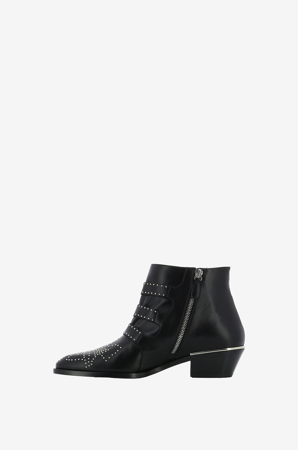 CHLOE Bottines en cuir de veau à clous Susanna 45 Femme NOIR 3