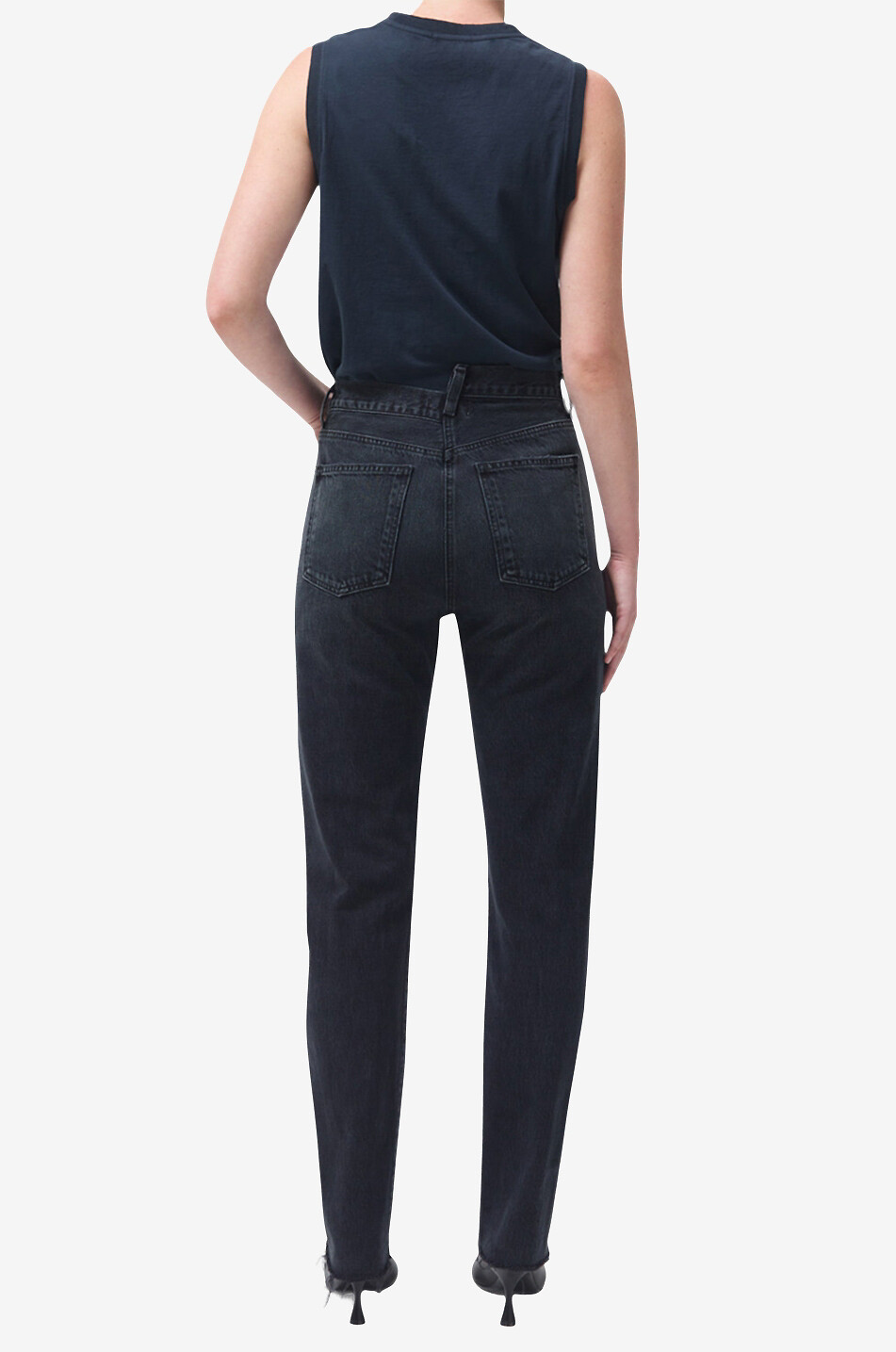 Jean droit en coton biologique Criss Cross In The Shambles