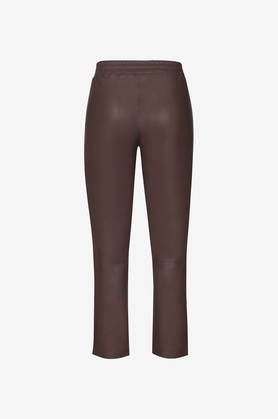 HEMISPHERE Gerade geschnittene Lederhose Cynthia Damen BRAUN 2