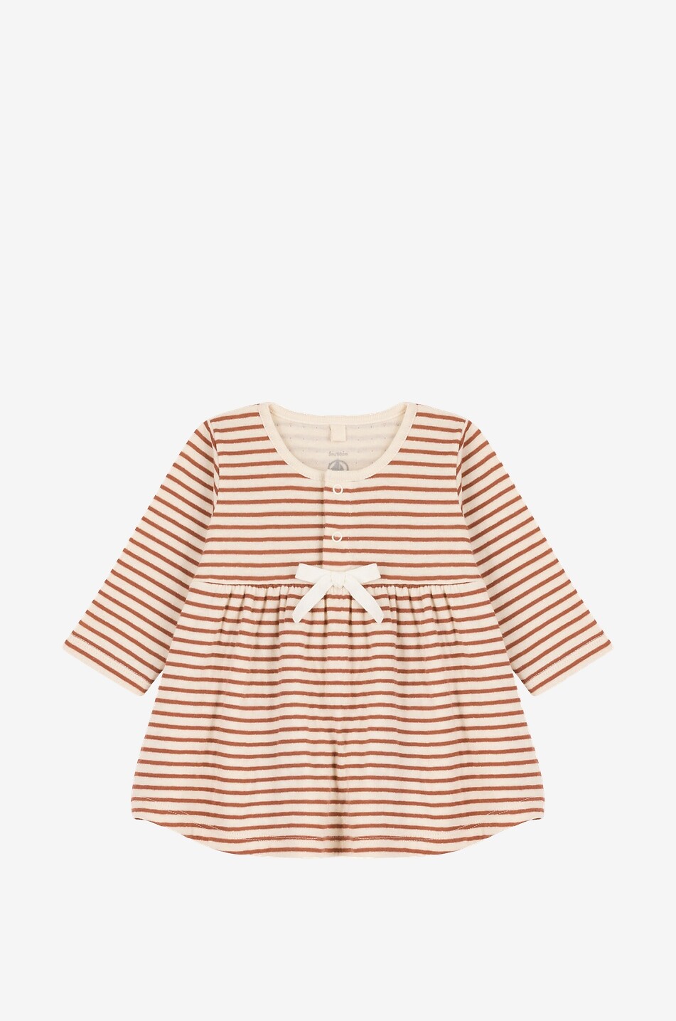 Gestreiftes Baby-Kleid aus Tubic