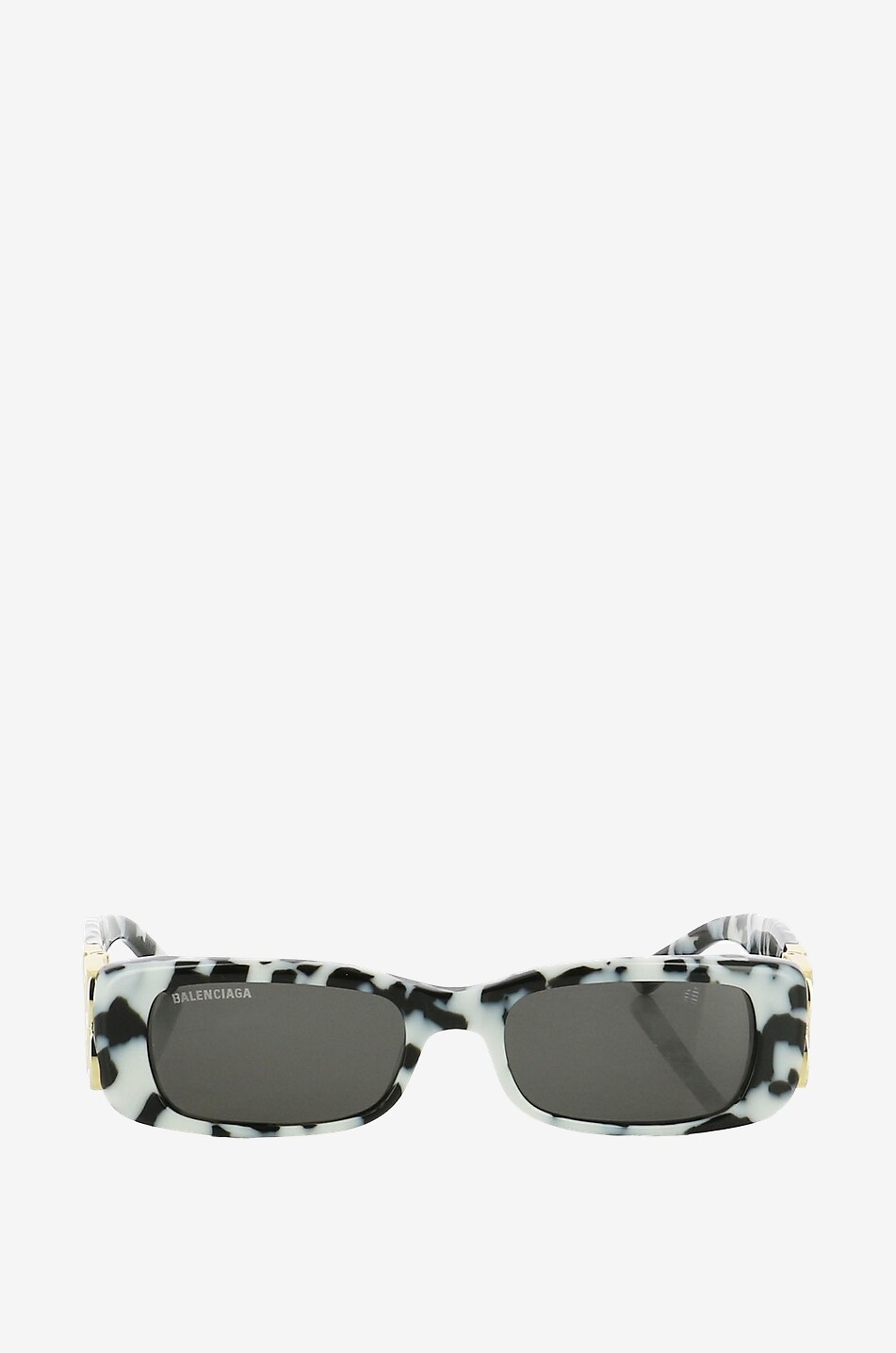 BALENCIAGA Dynasty Rectangle turtoise effect sunglasses Women MULTI COLOURED 1
