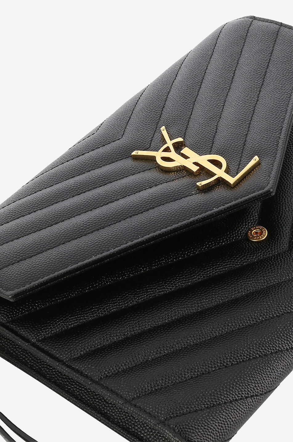 Ysl monogram clutch in quilted grain de poudre embossed leather sale