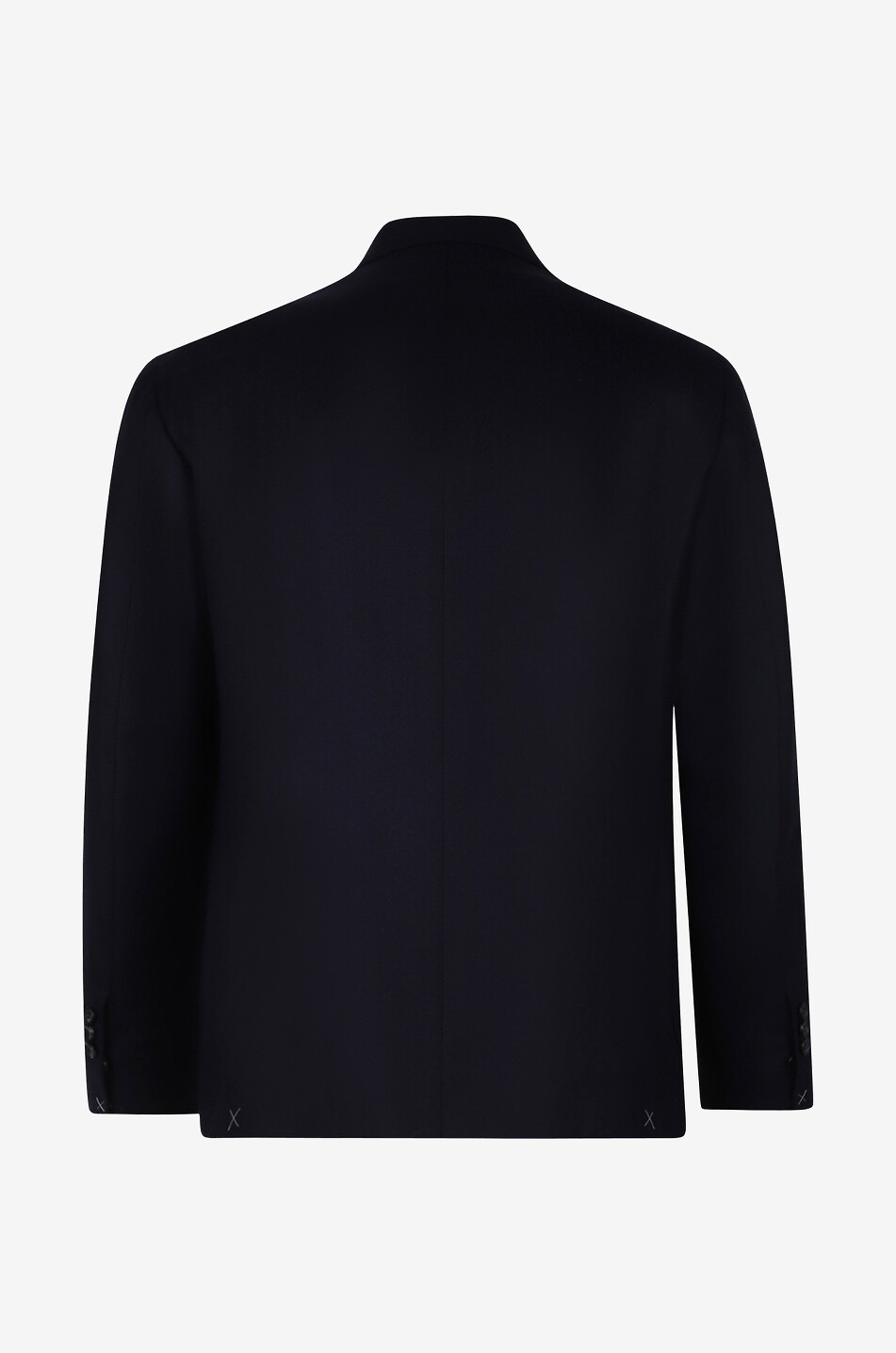 BONGÉNIE Herringbone patterned single-breasted blazer Men DARK BLUE 2