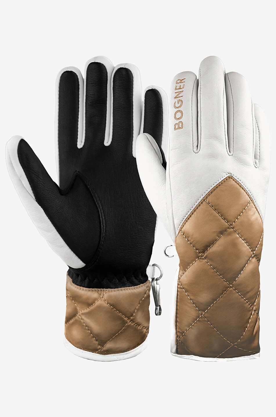 BOGNER Gants de ski matelassés Dana Femme MARRON CLAIR 3