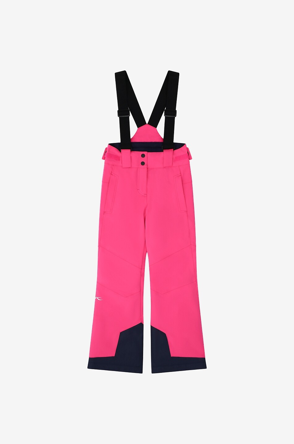 KJUS Silica girl's ski trousers with braces Unisex PINK 1